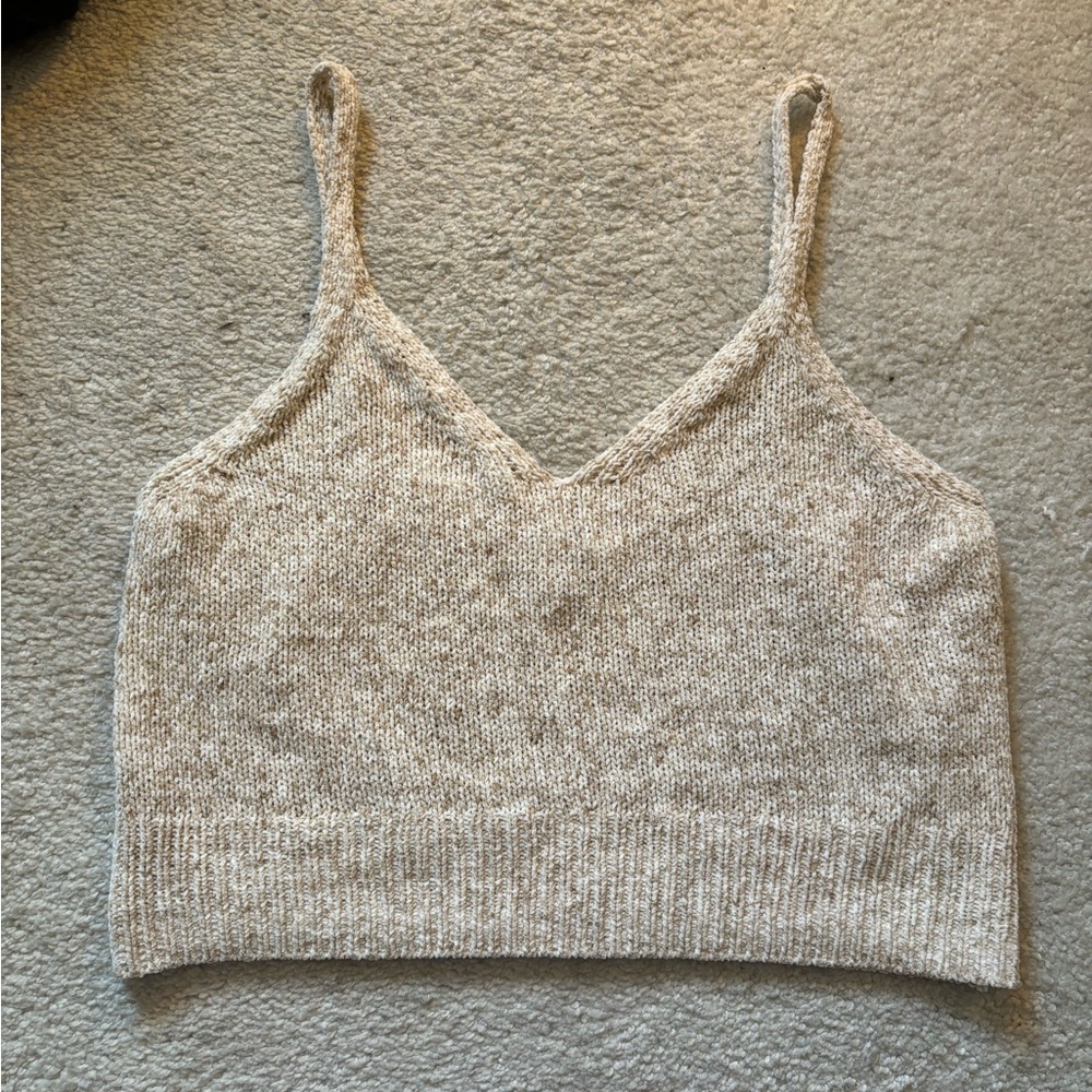 Knit tank top